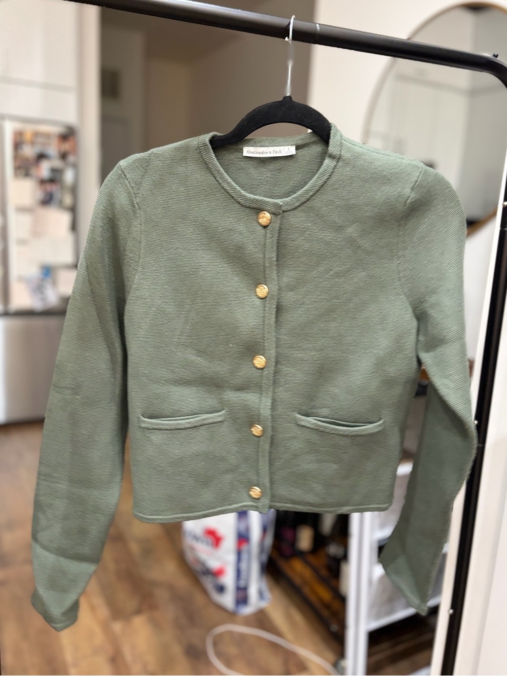 Abercrombie Button-Up Sweater